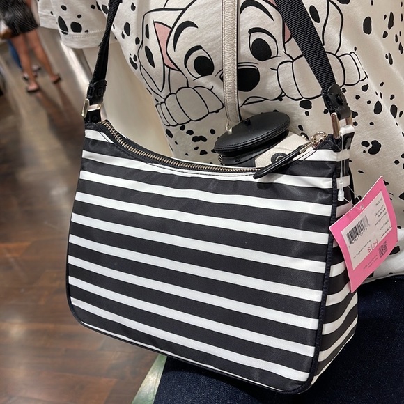 KATE SPADE
The Little Better Sam Stripe Small Shoulder Bag in BlackClotted Cream - Picture 10 of 16